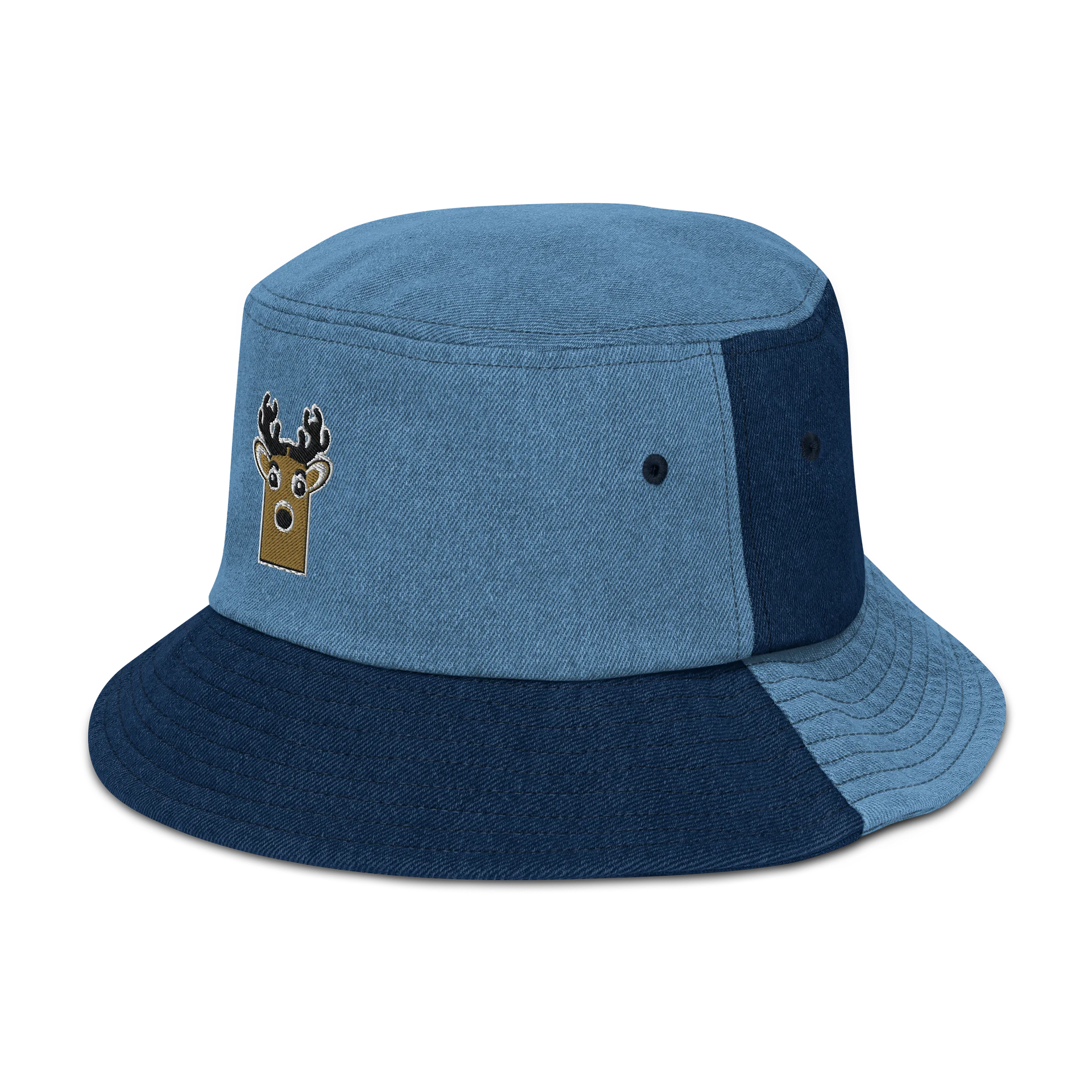 Geometric Stag Denim Bucket Hat product image (4)