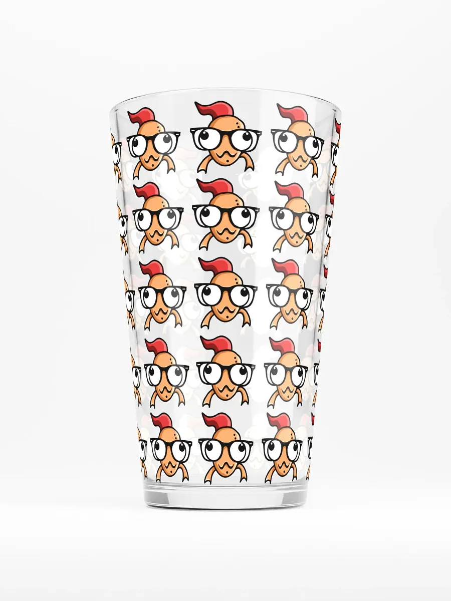 FEESH Logo Pint Glass [allover] product image (1)