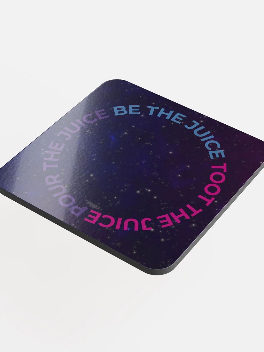 Pour. Be. Toot. Tricolor Text Coaster product image (4)
