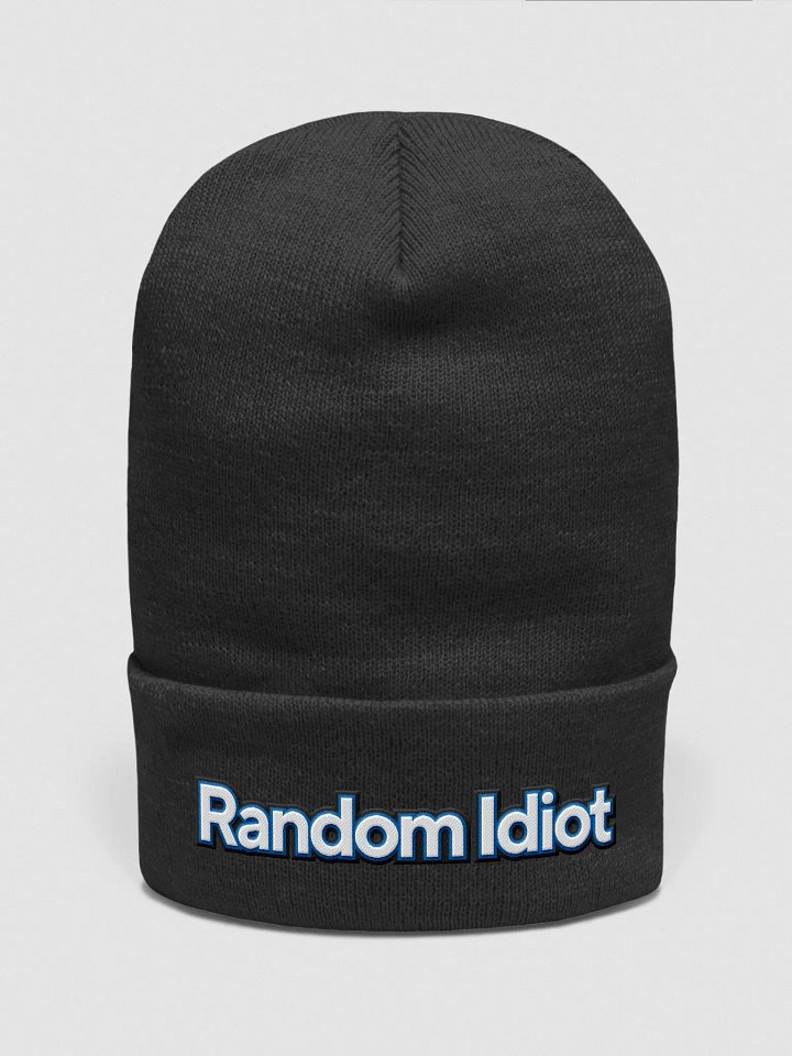 Random Idiot Cuffed Beanie product image (2)
