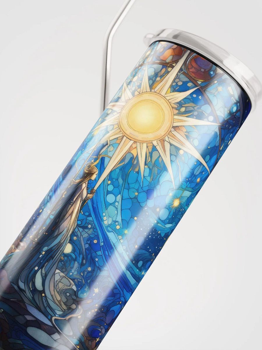 Celestial Splendor: Sun and Stars Stainless Steel Tumbler for Eco-friendly Sipping product image (5)