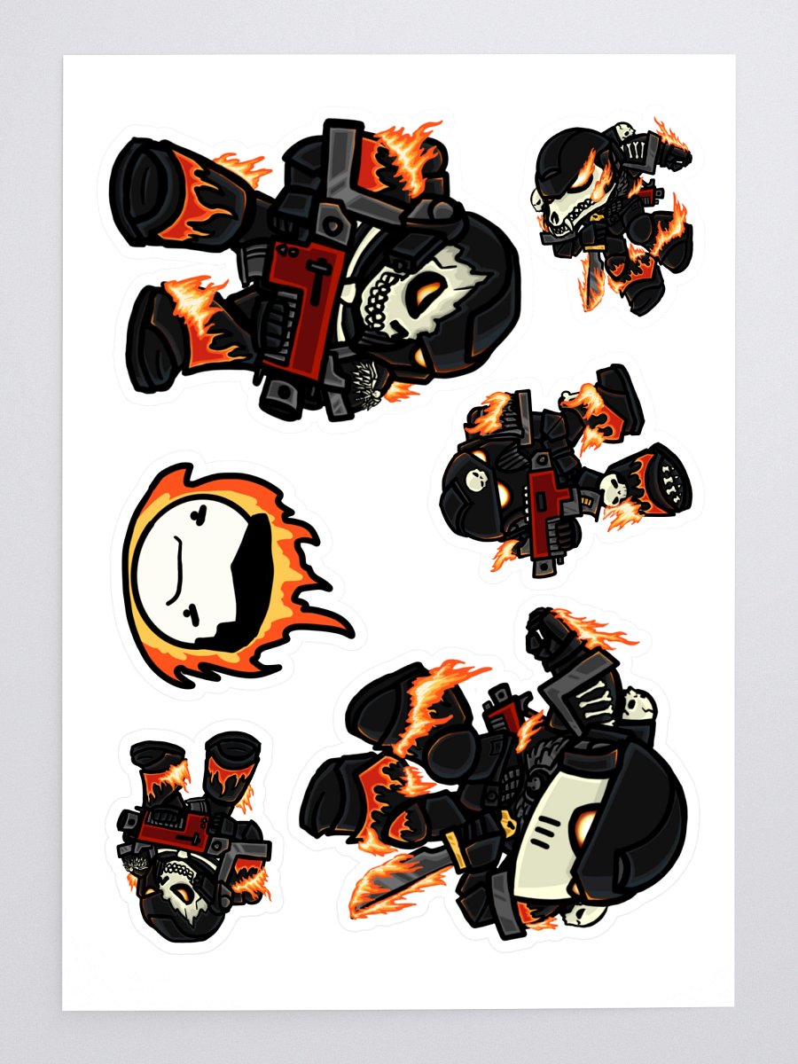 Hot Space Soldier Sticker Sheet 2 product image (3)