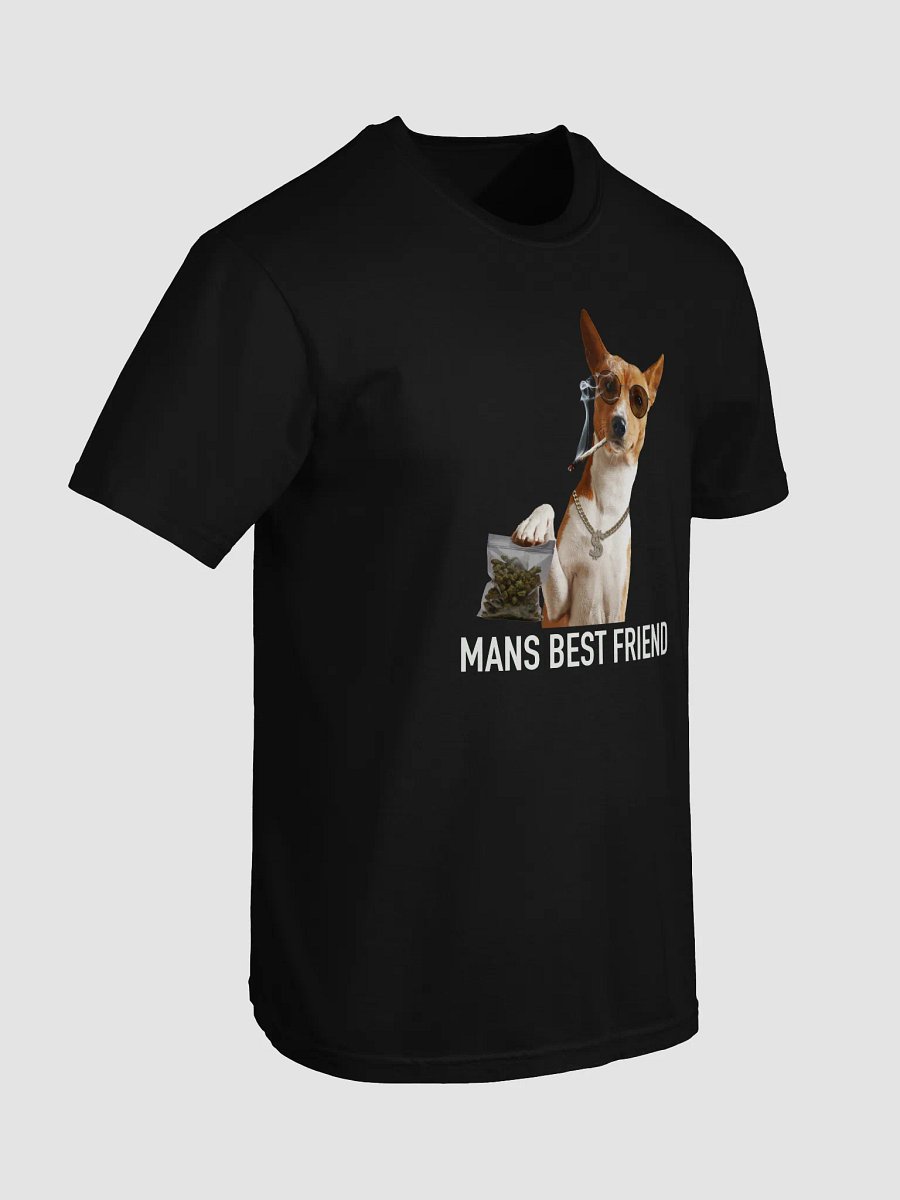 Man's best friend funny dog with pot t-shirt product image (4)