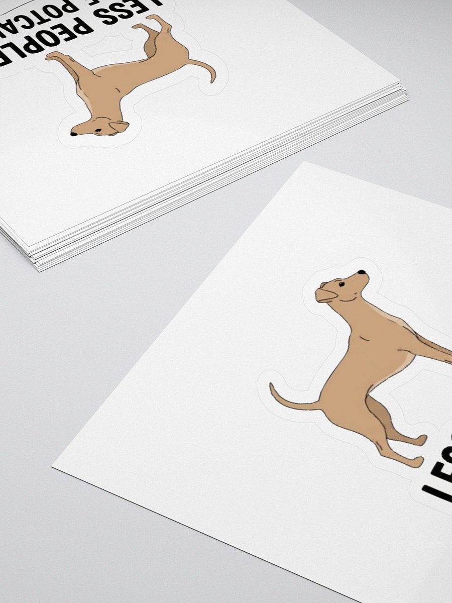 Less People More Potcakes Sticker product image (4)