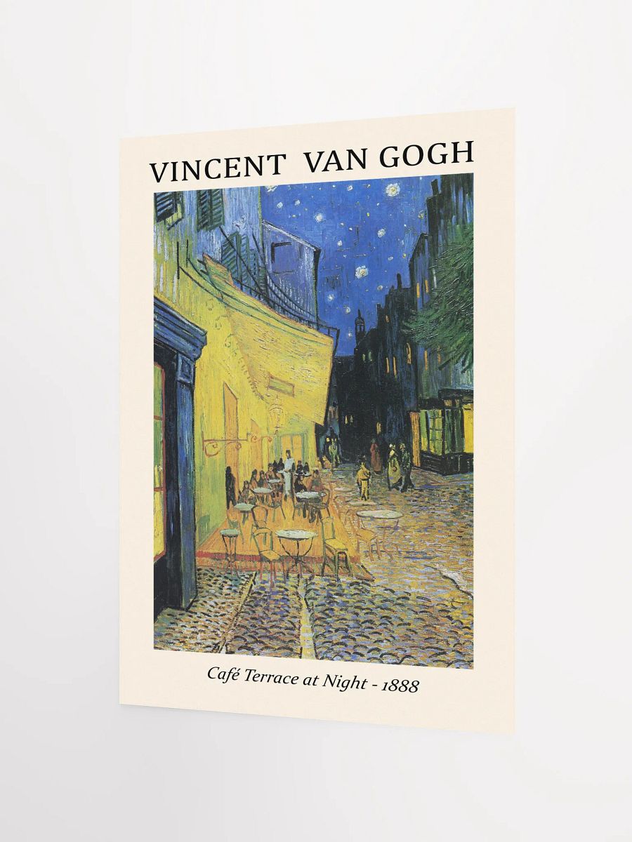 Classic art poster 'Café Terrace at Night' by Vincent van Gogh product image (6)
