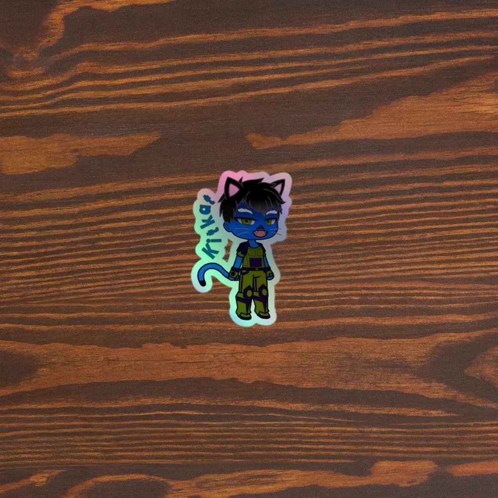 Kitkat - Cosmic Cats - rainbow sticker product image (3)