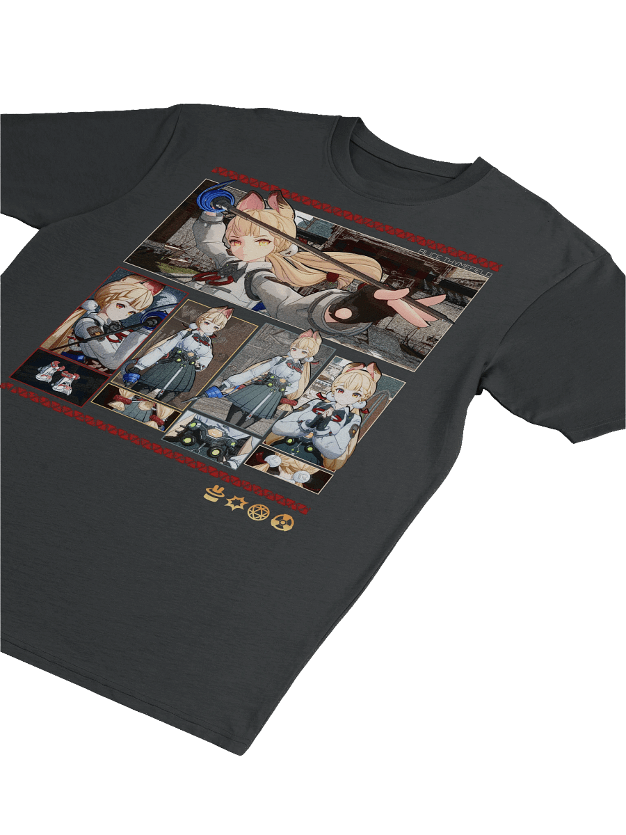 Alice Premium Heavyweight T-Shirt Front and Back print Zenless Zone Zero product image (29)
