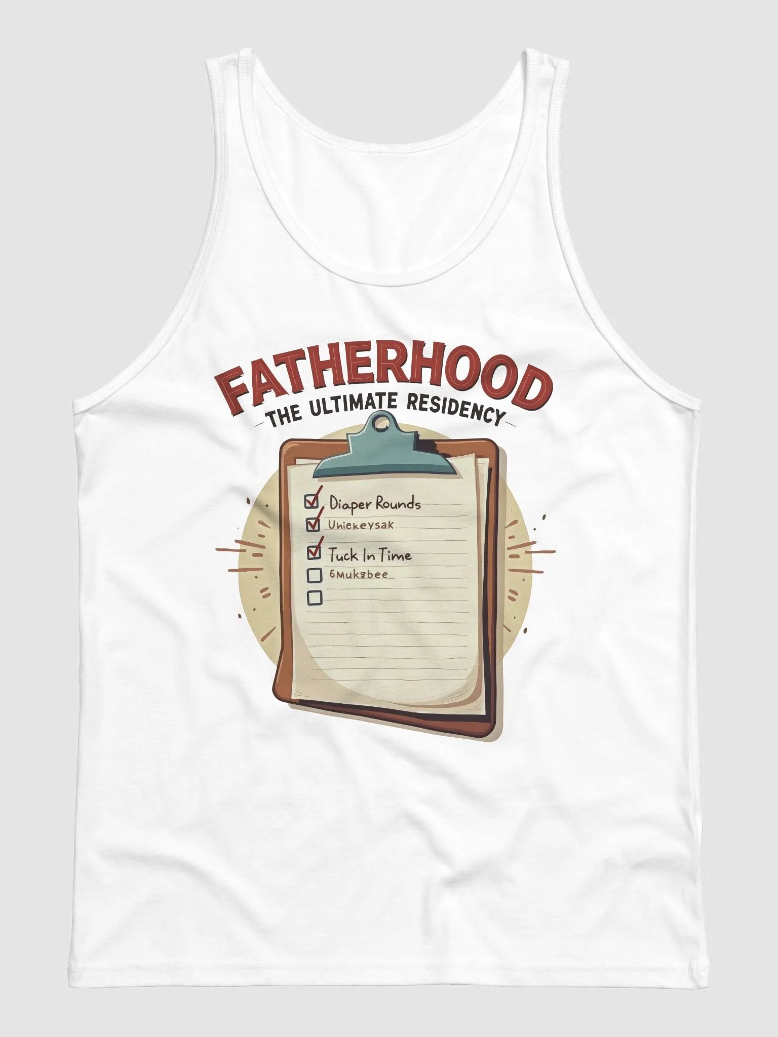 Ultimate Dad Checklist Tank Top product image (2)