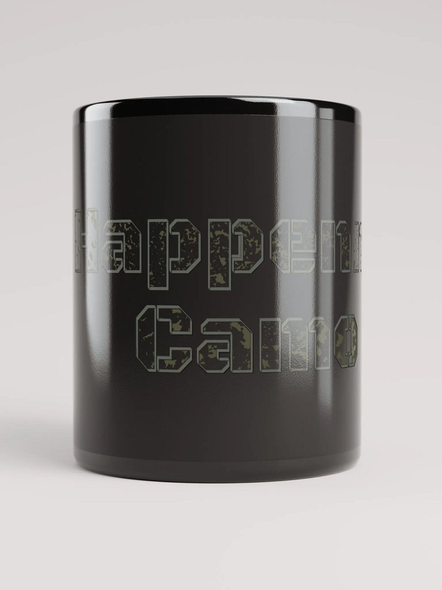 Black Glossy Mug - It Happennnns Camo product image (5)