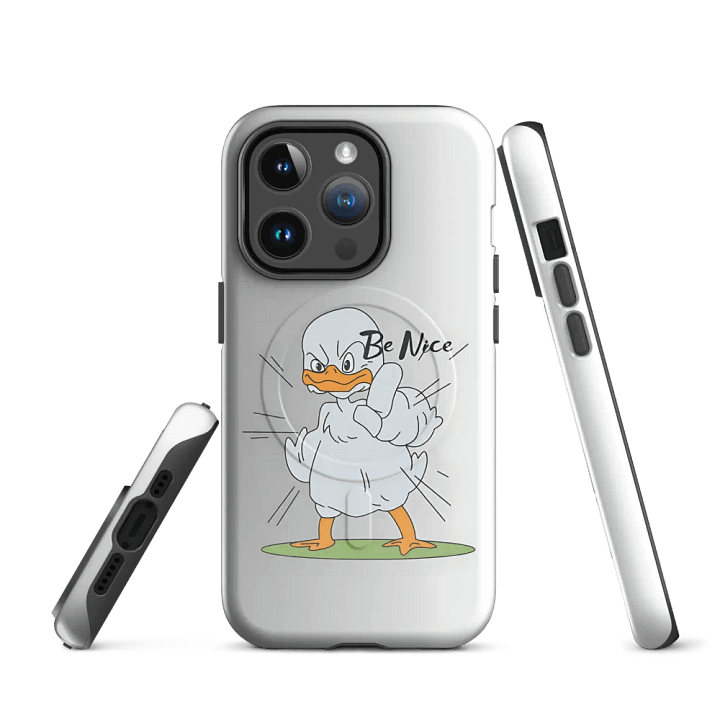 Be Nice! Angry Duck MagSafe Tough Case for iPhone® product image (2)