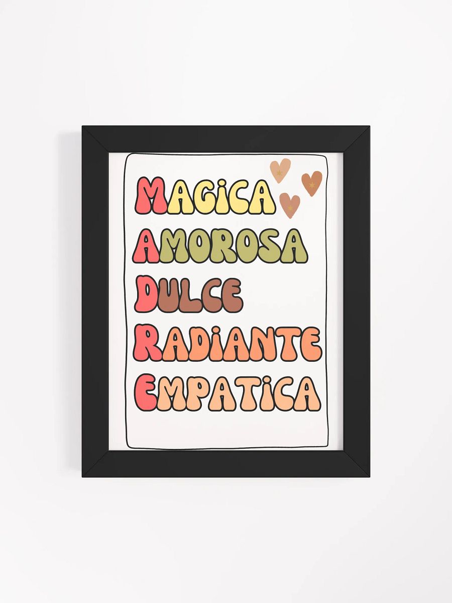 Mother’s day acrostic Boho Design Wallart product image (4)