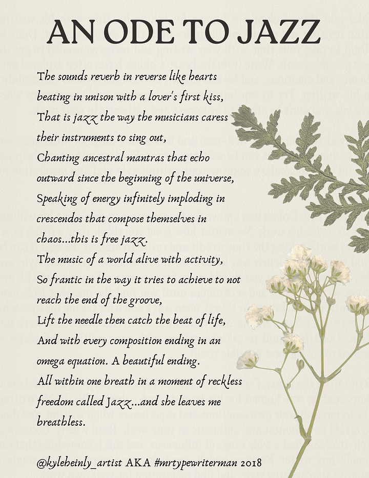 Mr. Typewriterman Letters - Good Poem product image (2)