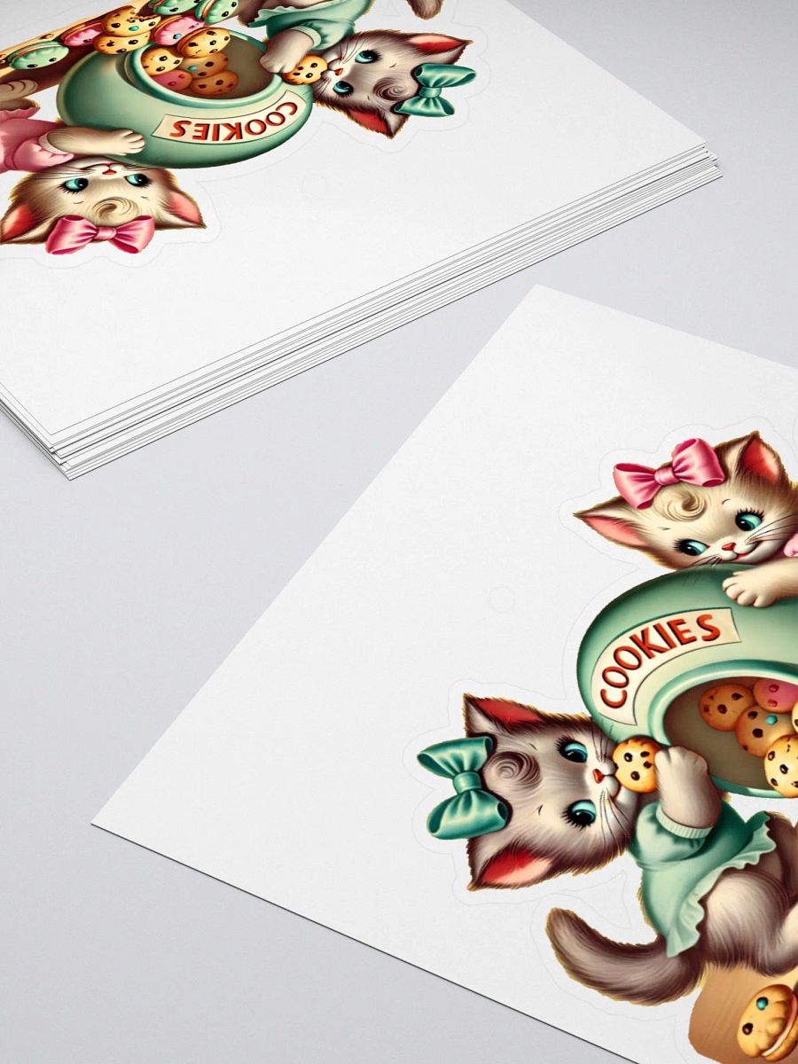 Kittens & Cookies Vinyl Stickers product image (11)