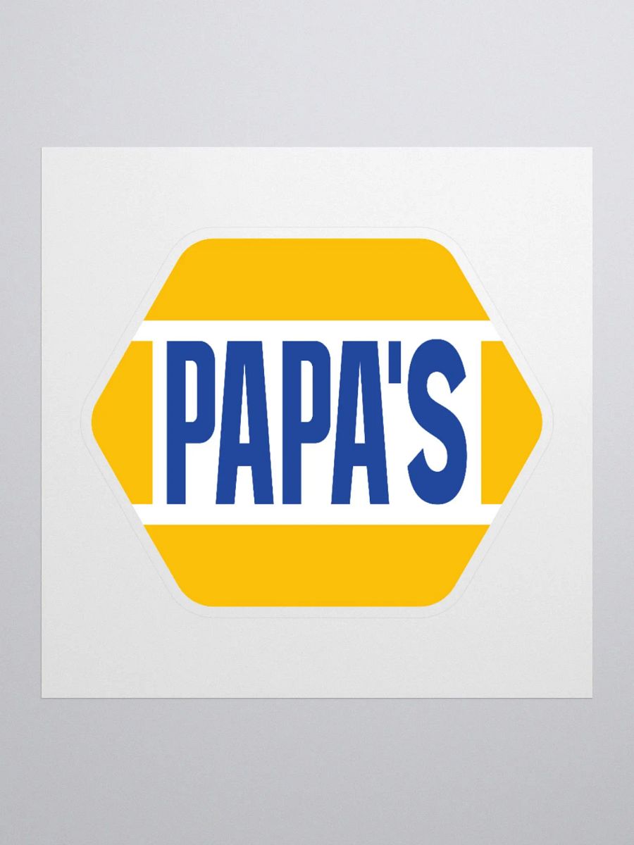 PAPA'S Kiss Cut Stickers product image (1)