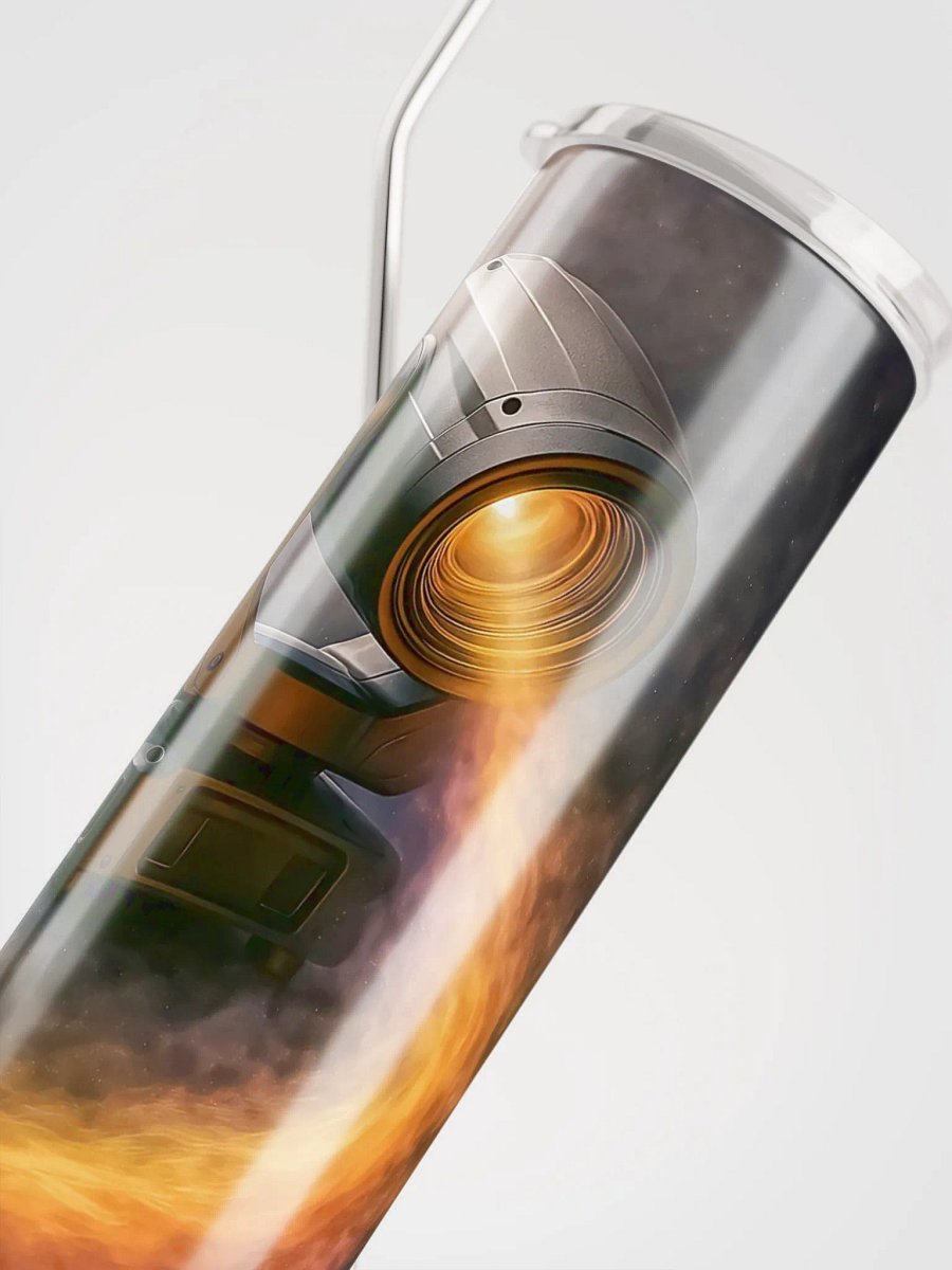 Theatrically Jerry: "Light Beam Cyclone" Moving Head Light Fine Art Tumbler product image (4)