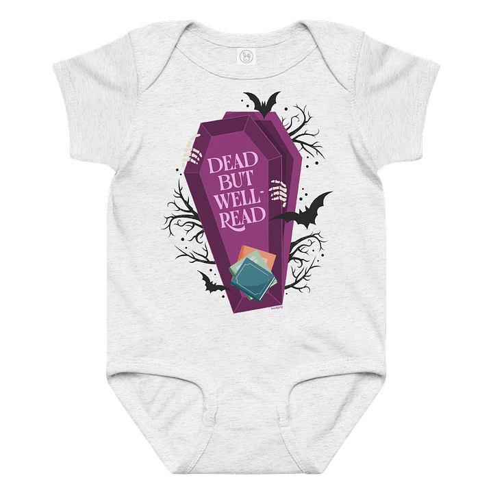 Dead But Well-Read Onesie product image (1)