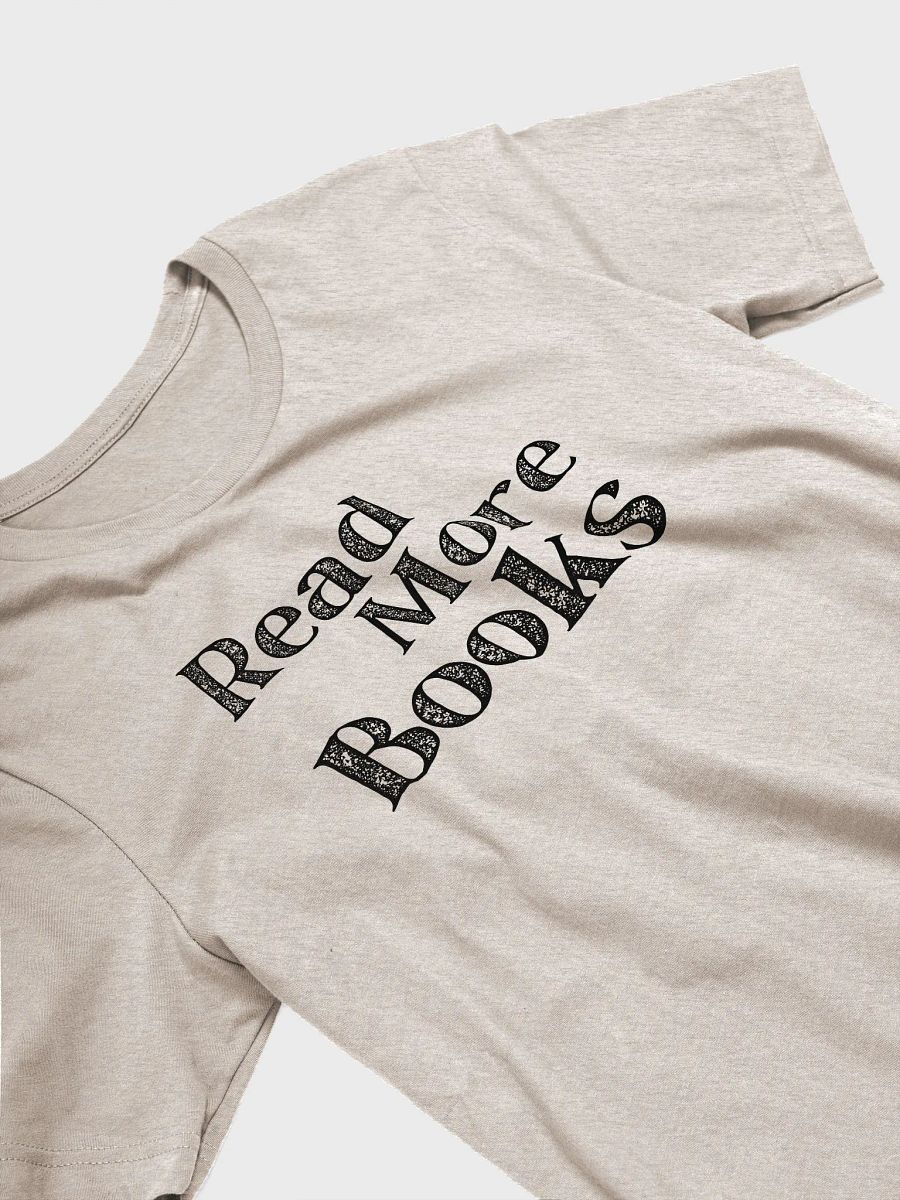 READ MORE BOOKS Offset Text Only T-Shirt product image (3)