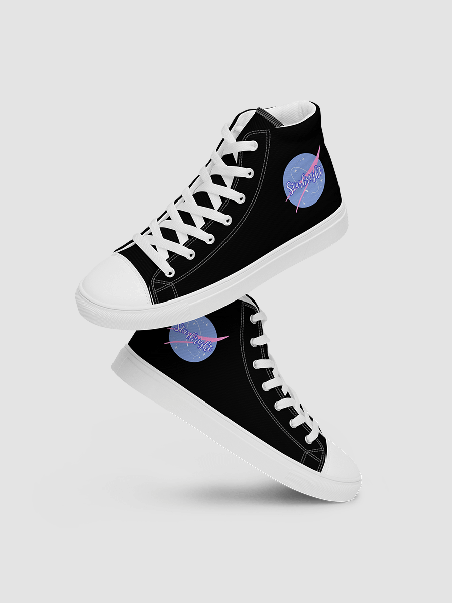 Black Starbright The Band Women's High Top Canvas Shoes product image (1)