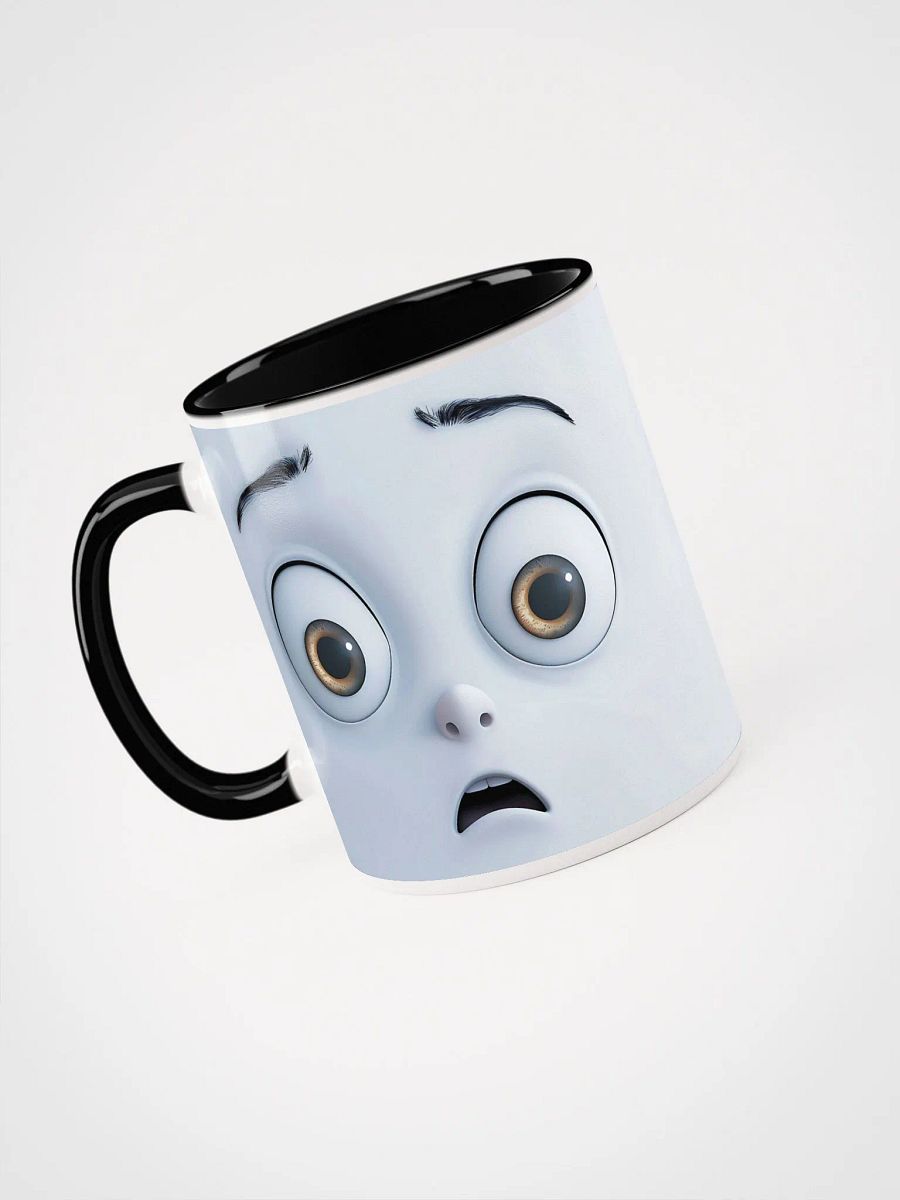 Wide-Eyed Surprise Ceramic Mug product image (5)