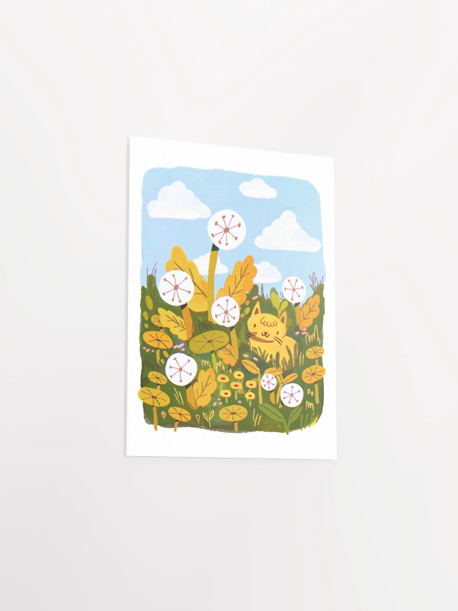 Dandelion Kitty Print product image (4)