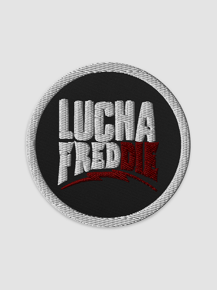 LuchaFredDIE - Embroidered Patches - Circular ⌀3 in product image (1)