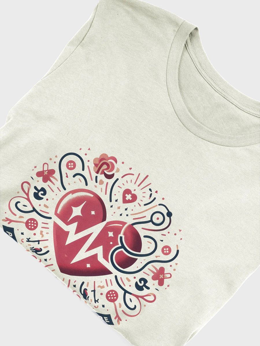 Love-Powered Geometric Heart T-Shirt product image (47)