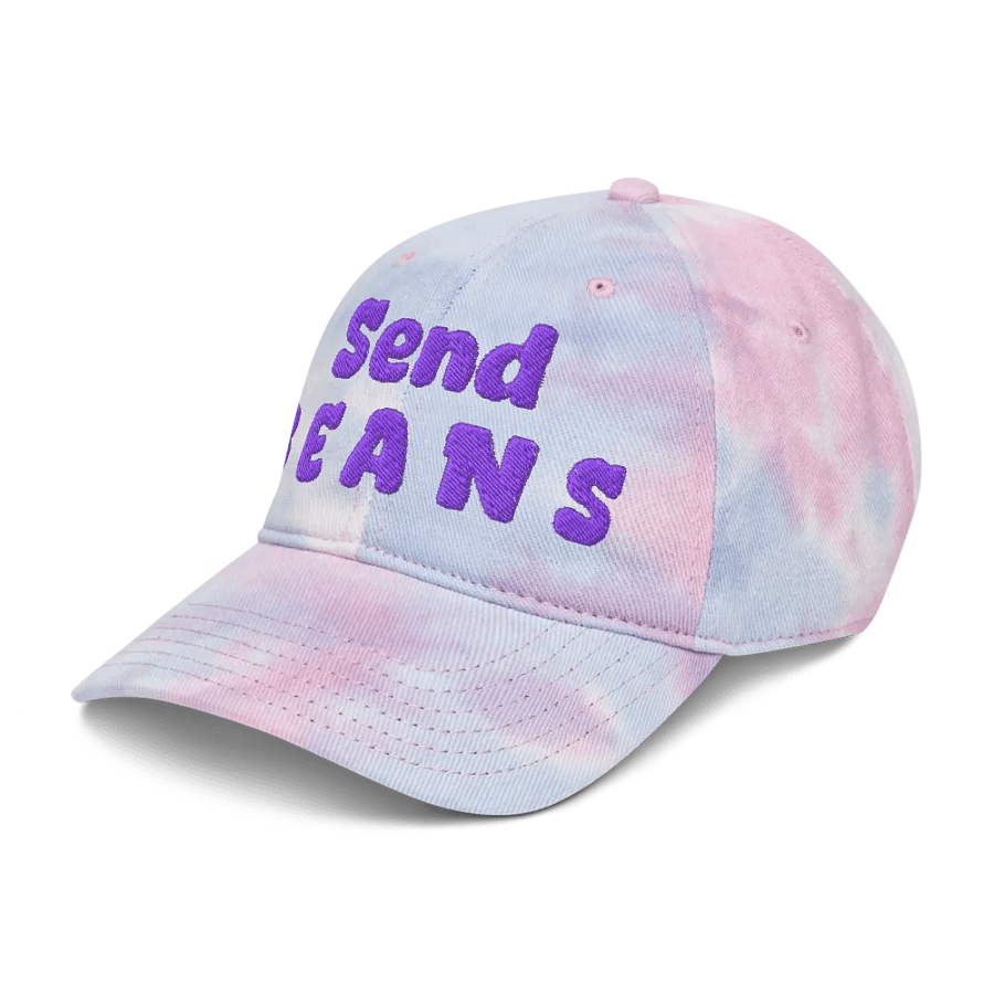 'Send BEANS' Tie-Dye Dad Hat product image (5)