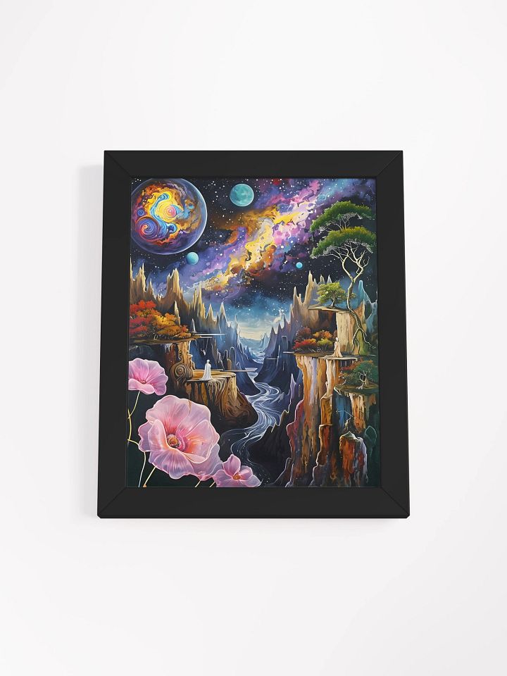 Cosmic Cliffside Dreamscape Poster product image (2)