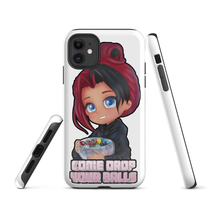 Drop Your Balls iPhone Case (Pink) product image (1)