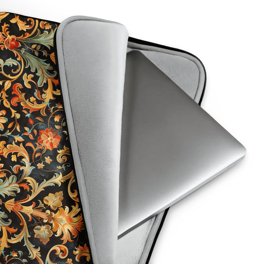 Floral Elegance Laptop Sleeve product image (4)