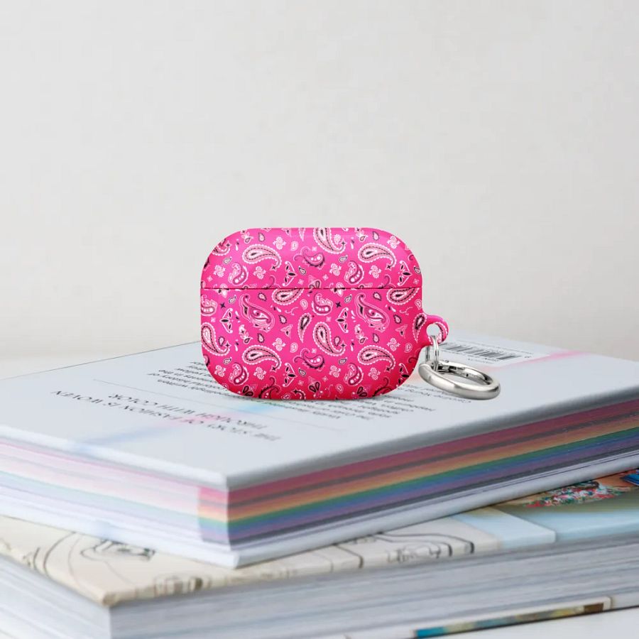 Fuchsia Bandana AirPods Case product image (51)