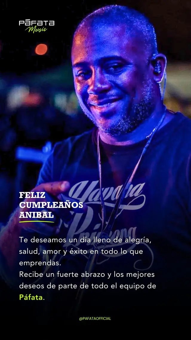 Feliz cumpleaños Anibal! 🥳