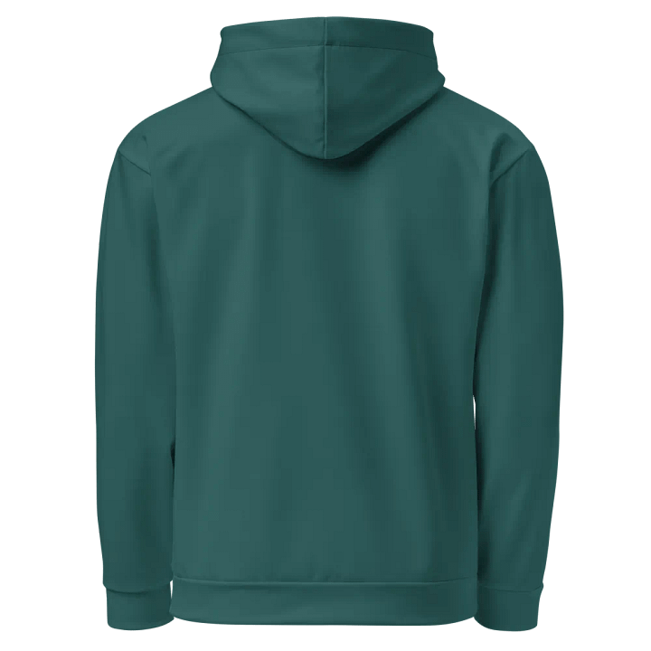 Plain Teal Green Soft Summer Unisex Recycled Polyester Heavyweight Premium Hoodie by Treasure Pie product image (2)