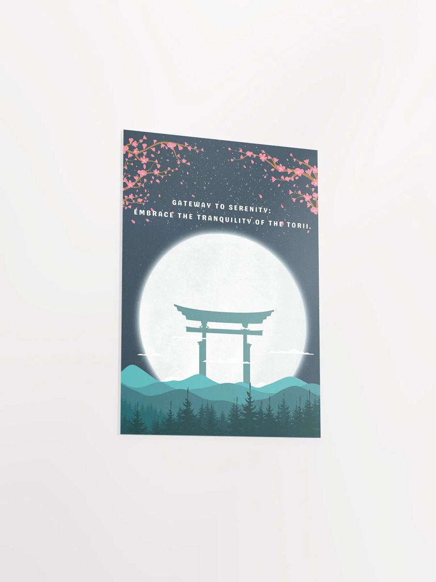 Tranquil Torii Moonlight Poster product image (3)