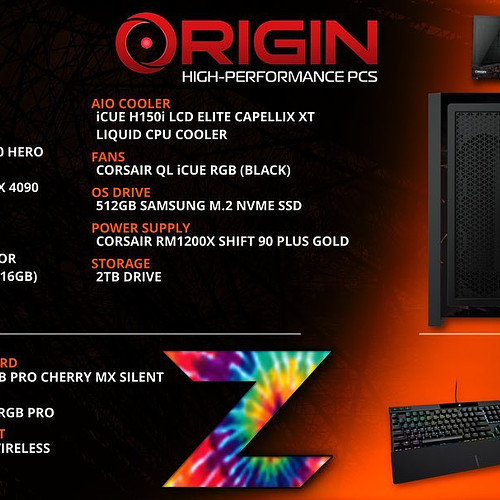 I'm super excited to inform everyone of a HUGE 4090 PC giveaway courtesy of 
@originpc in celebration of our partnership anno...