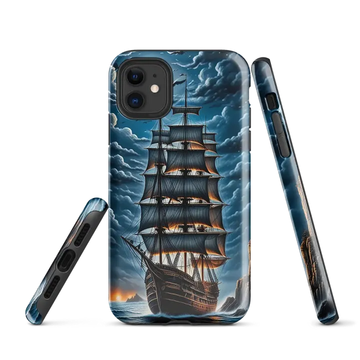 Tough Phone Case for iPhone® - Sailing Ship product image (1)