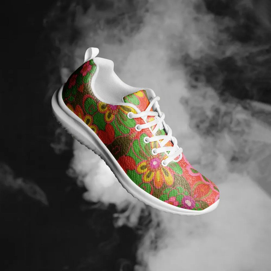 Flower Power Women's Lace Up Athletic Shoe product image (9)