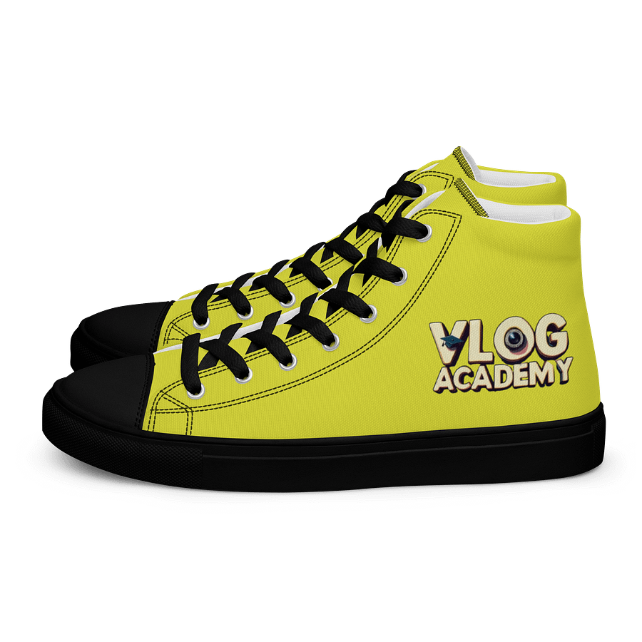Vlog Academy Women's High Top Canvas Shoes product image (1)