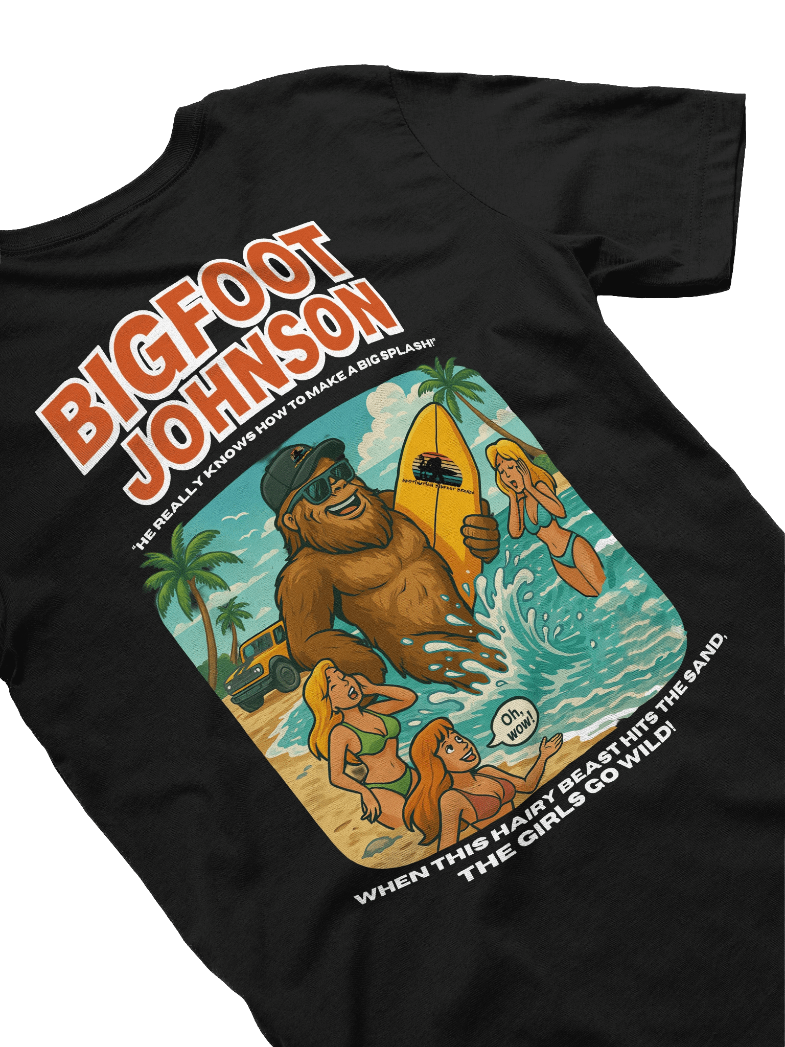 Bigfoot Johnson Big Splash Tee (Black) product image (4)
