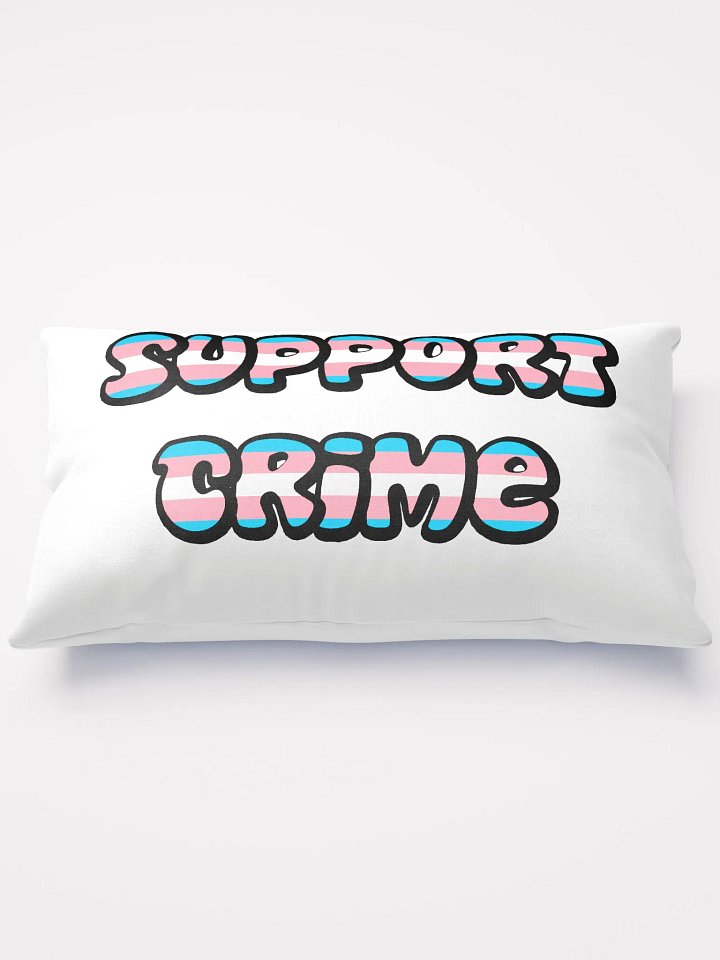 Trans Crime Decorative Pillow product image (1)