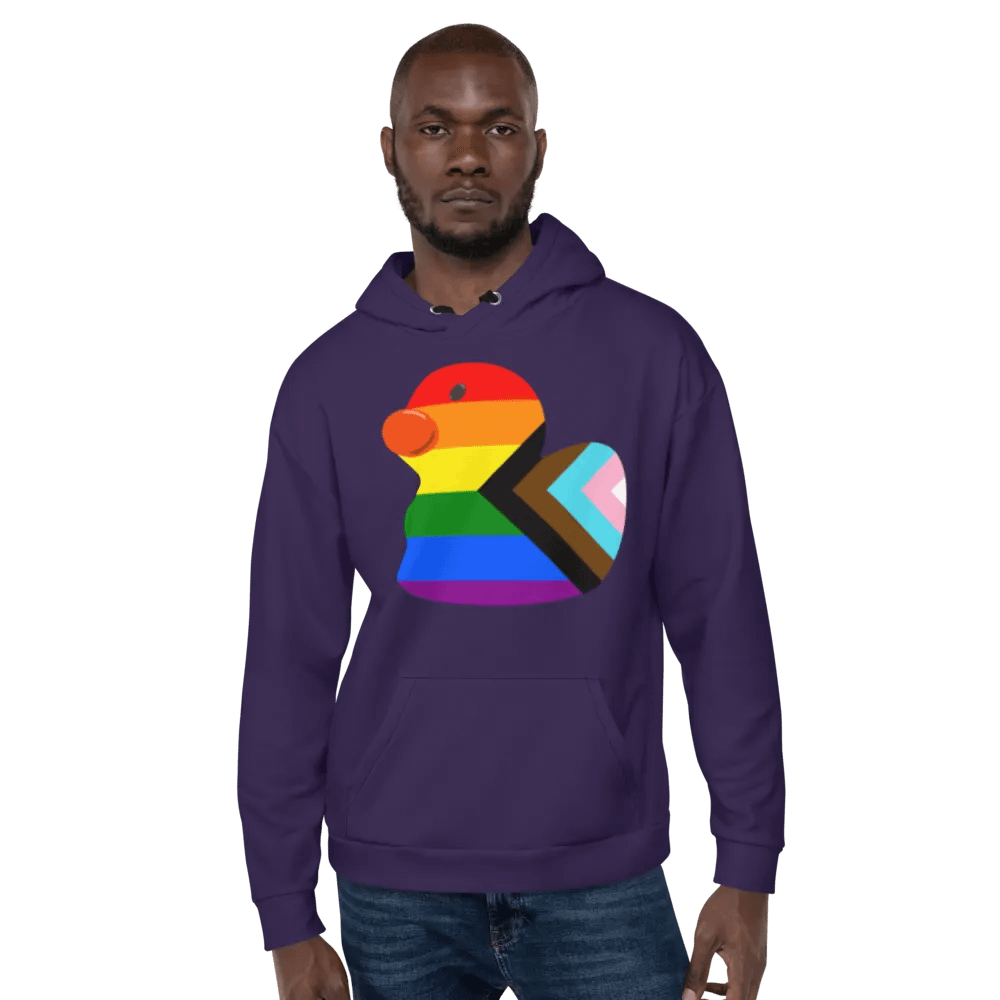 Purple Pride Duck Hoodie product image (1)