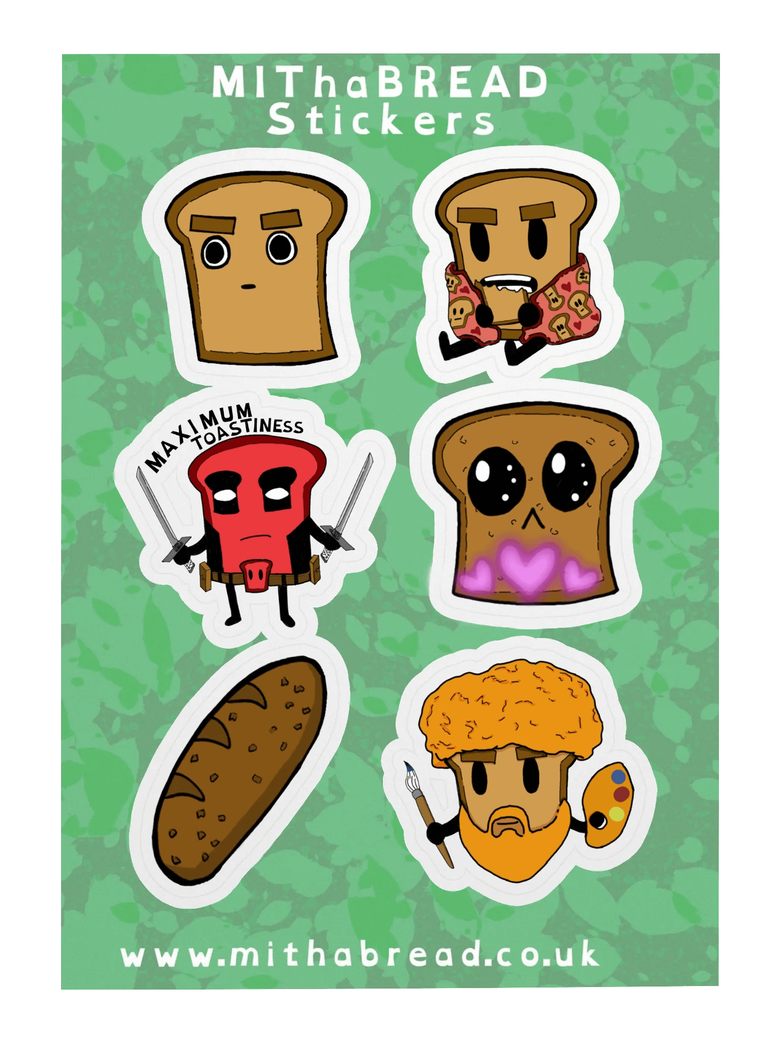MIThaBREAD Sticker Sheet product image (3)
