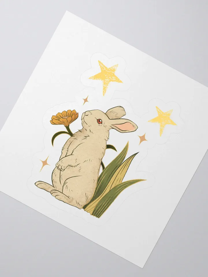 Stargazing Rabbit | Kiss Cut Sticker product image (6)