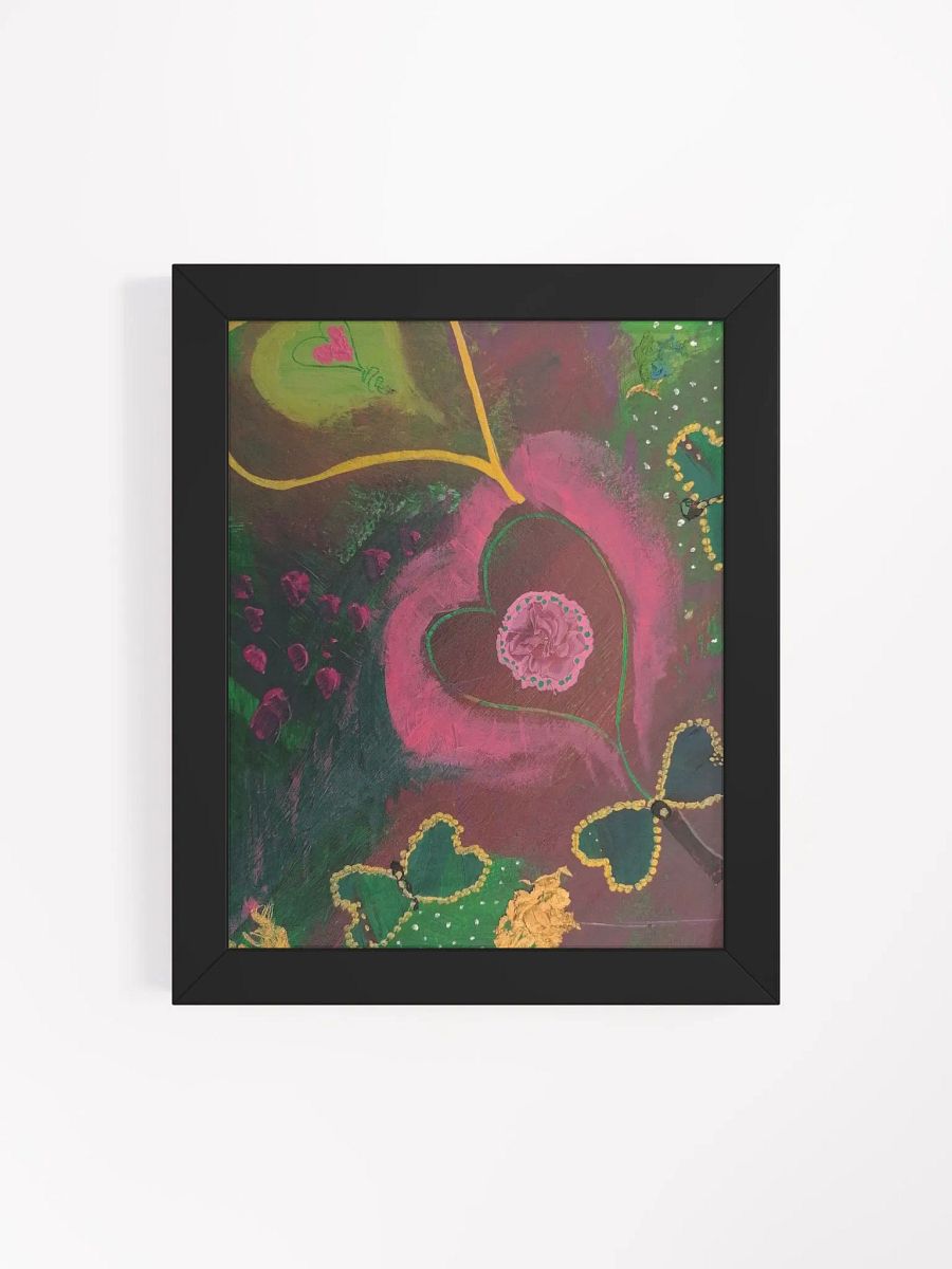 'Colours of the Heart' original Framed Art Poster product image (4)
