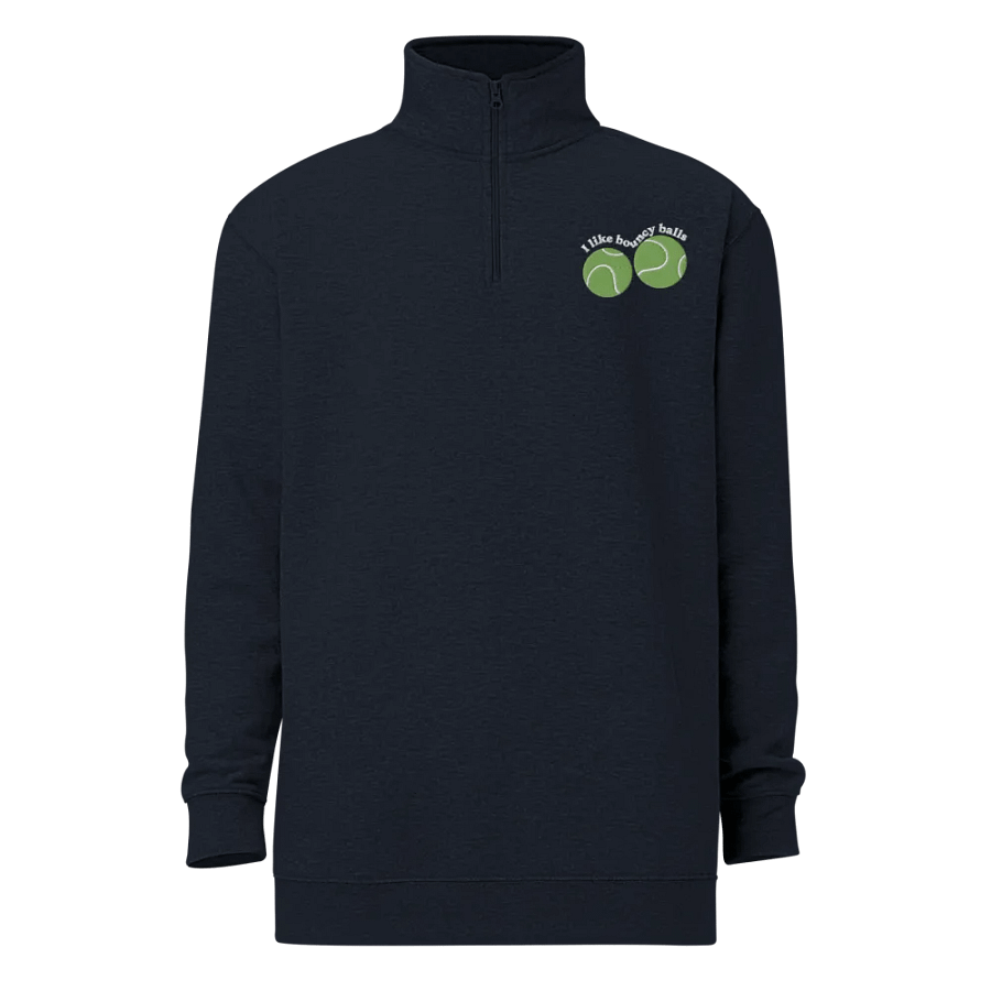 Fun Tennis Balls Embroidery Half Zip product image (20)