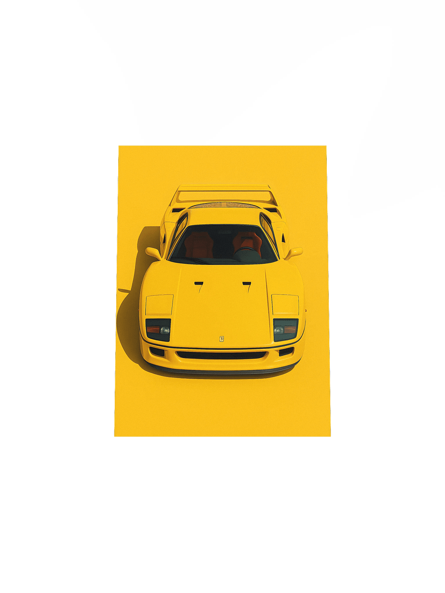 Sleek F40 Matte Poster product image (4)