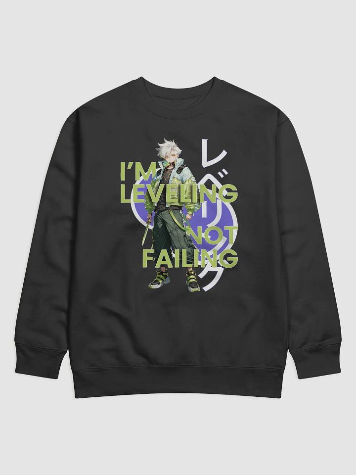 I'm Leveling not failing male character anime style Sweatshirt product image (1)