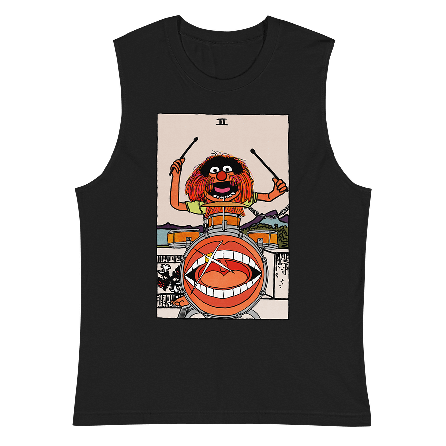 Animal Two of Wands Tarot Card Tank product image (2)