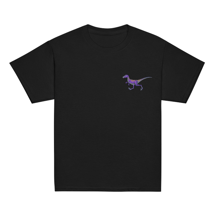 Youth Velociraptor Embroidered T-Shirt product image (7)