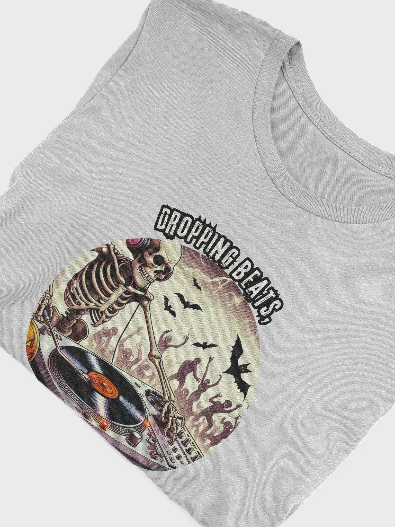 Spooky Skeleton DJ T-Shirt product image (29)